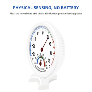 Trong Nhà Ngoài Trời Vòng Cảm Ứng Con Trỏ Đôi Quay Số Nhiệt Kế Đo Độ Ẩm Nhiệt Độ Nhiệt Độ Ẩm Meter - Product Image 3