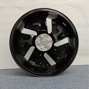 Jantes en alliage d'aluminium légères de 17-18 pouces 5x100 PCD <span class=keywords><strong>Noir</strong></span> mat Adaptées à VW Golf MK7 Audi A3 Seat Leon - Product Image 3