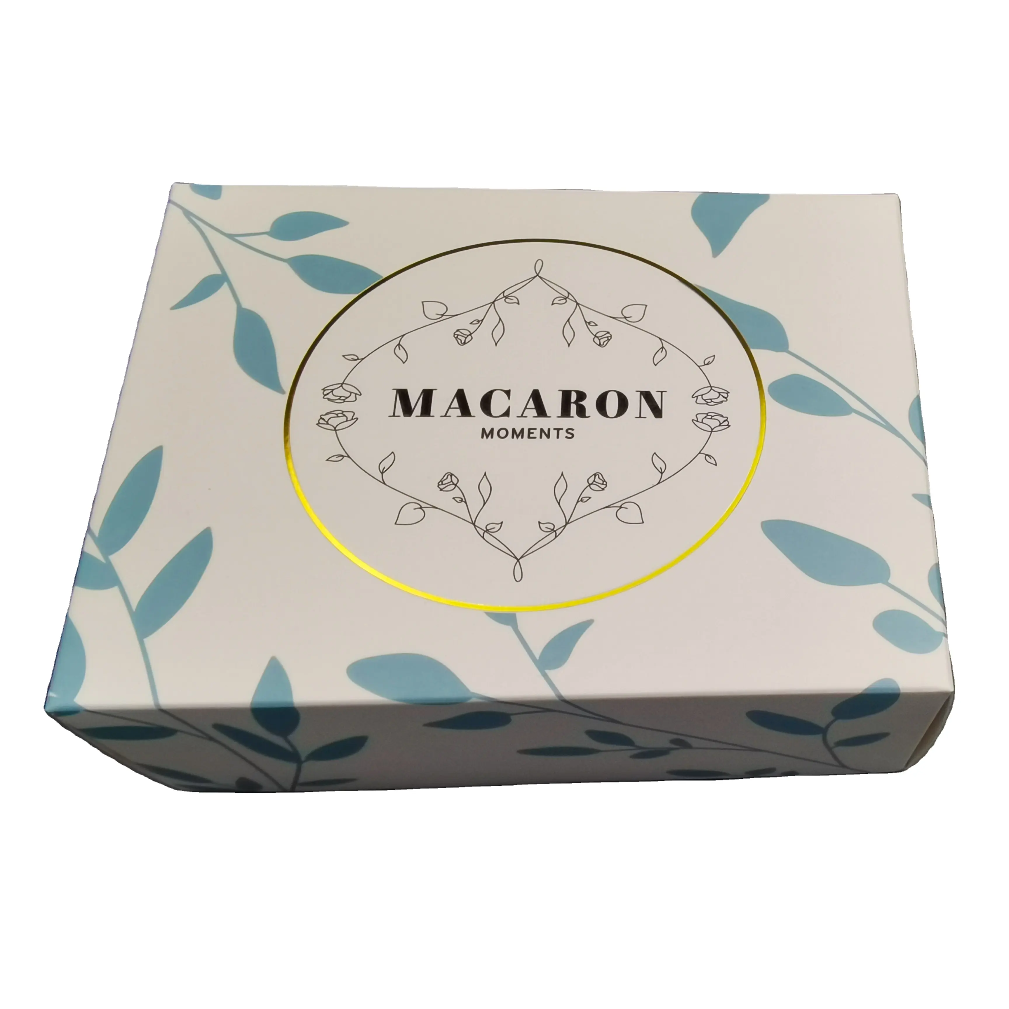 Printing wholesale paper box packaging macaron and gift & craft sustainable packaging