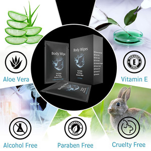 Lingettes de Douche OEM ODM, Lingettes de Bain, Lingettes Humides Nettoyantes Individuelles pour le Corps, les Mains, le <span class=keywords><strong>Visage</strong></span>, Femmes, Adultes, Hommes, Emballées Individuellement - Product Image 3