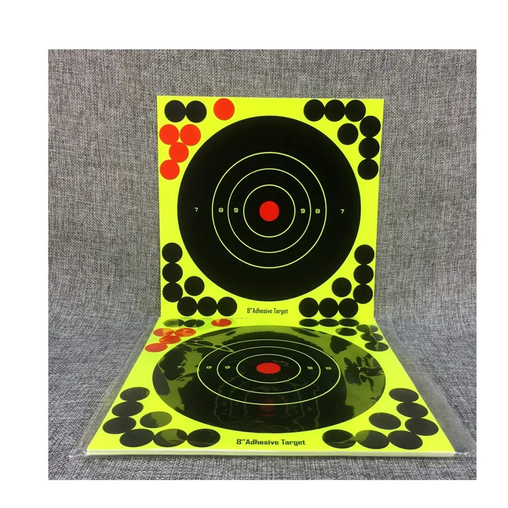 Adhesive Reactive Target See You Shots Sofort Splatter Paper Shooting Target Burst Bright Fluor scent Targets