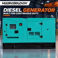 Generator Diesel Silent 30kW 37.5kVA Bertenaga CUMINS untuk Daya Cadangan Industri dengan Alternator Tipe Stanford