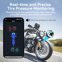Sistem Pemantau Tekanan Ban Sepeda Motor 2 Roda TPMS dengan Sensor Eksternal Nirkabel