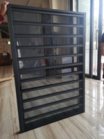 Fenêtre en verre en aluminium réglable de persienne avec les volets en verre de persienne d'écran démontable