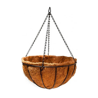 Vente flash A Mazon : paniers à fleurs suspendus en coco de 10 pouces, pot de plante