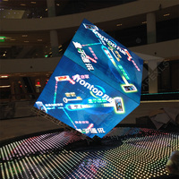 Parete Video LED a Cubo P2.5 ad Alta Luminosità e Colore Completo per Uso Interno/Esterno, Applicazioni per Centri Commerciali ed Educazione