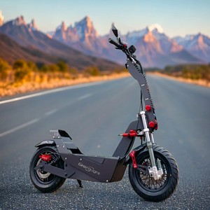 Full Black Geofought F8 8000W 40AH 50AH 60AH Escooter 72V 15000W QS Racing Motor 180A Controller Powerful <b>Adult</b> <b>Electric</b> <b>Scooter</b> - Product Image 1