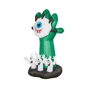 6 FT <b>Inflatable</b> Halloween Decorations Blow up Inflate Monster Hands with Evil Eyeballs Decor for Halloween - Product Image 3