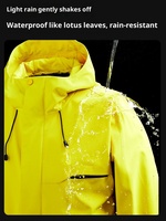 2025 nouveauté Rush vêtements hommes femmes col montant polaire veste en plein air imperméable coupe-vent sport coupe-vent