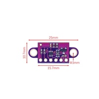 VL53L0X JCWYIC Capteur de télémétrie laser Module de capteur de télémétrie de temps de vol VL53L0X V2 VL53L0X