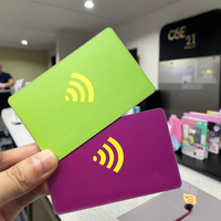 Imprimante de cartes RFID intelligentes 13,56 MHz, puce 1K, mini-étiquette PVC étanche pour systèmes de contrôle d'accès, hôtels, cadeaux et paiements