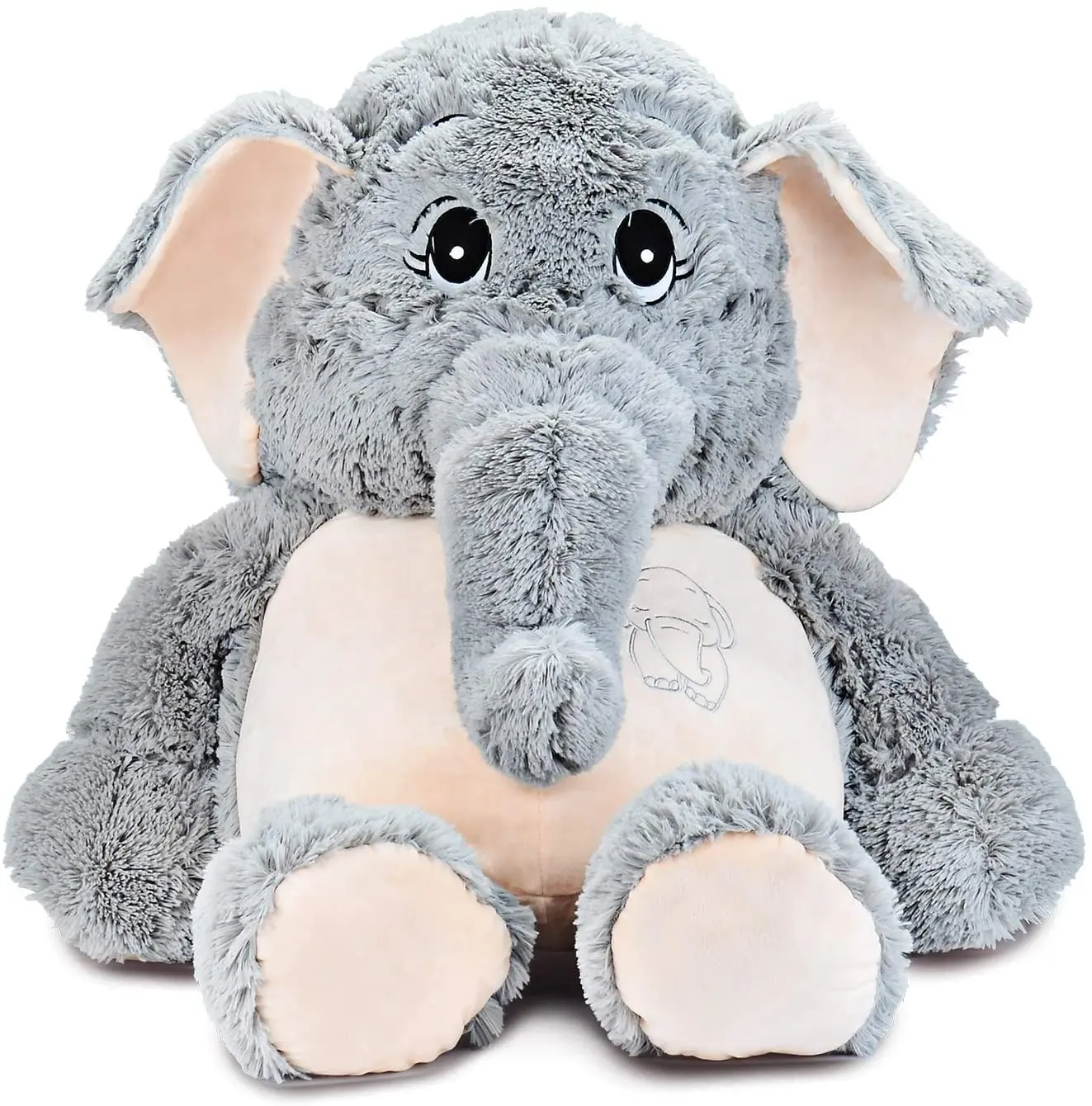Custom Giant Elephant Stuffed Animal Plush Toys Gifts Plush Elf Animals