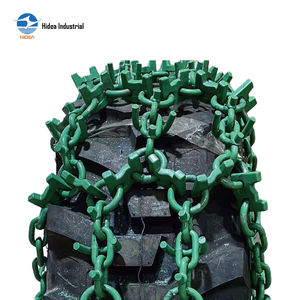 Chaîne de protection de <span class=keywords><strong>pneus</strong></span> pour fabricant OEM, chaîne à barres en V et à clous, adhérence supérieure sur tous les terrains, chaîne de débusqueur forestier en acier allié - Product Image 2