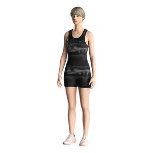 Fitness femmes <span class=keywords><strong>Latex</strong></span> Catsuit automne hiver épais bouffant combishort Sexy tourner noir body femmes femmes combinaisons combishorts - Product Image 5