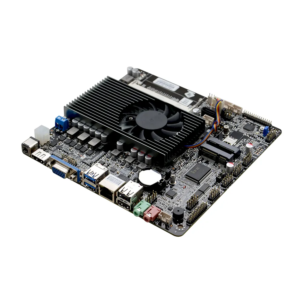 Scheda madre per computer industriale AMD 5145M scheda madre lvds mini itx con 8 USB