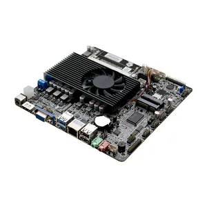 Komputer Industri AMD 5145M, Mainboard Lvds Mini Itx Motherboard dengan 8 USB
