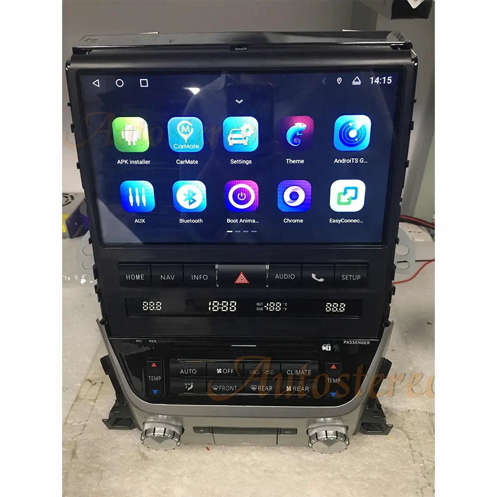 Gaya OEM untuk Mobil Toyota Land Cruiser LC200 2016-2020 Android 10.0 Navigasi GPS Radio Stereo Multimedia Player Semua Dasar HD