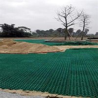 Geocell Stabilisateur de grille de gravier Grass Paver Grille de pavage en plastique Allée pour le contrôle de l'érosion