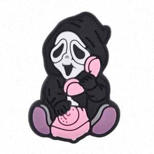 Dijes de PVC Suave al por Mayor con Diseño de Calavera de Halloween para Zapatos, Sandalias y Chanclas - Product Image 1