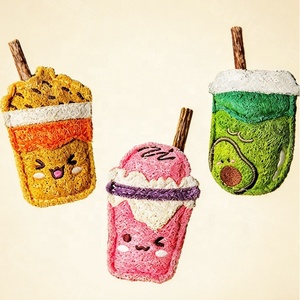 Jouet à mâcher écologique en forme de tasse de thé au <span class=keywords><strong>lait</strong></span> de style dessin animé, en loofah naturel, pour le nettoyage des dents et l'élimination du tartre chez les chats et les chiens - Product Image 1