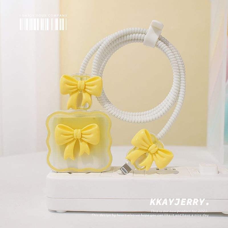 20W Yellowing Wave D Yellow Bow Tie 54X Four Sets