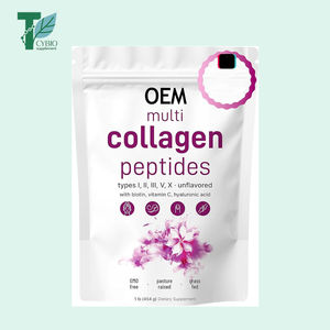 Polvo de péptidos de colágeno múltiple hidrolizado de etiqueta privada OEM para piel de belleza y cabello cultivado - Product Image 1