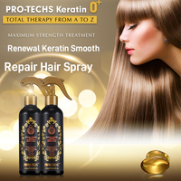 Spray Protecteur Thermique pour Coiffure en Salon et à Domicile, Brume Lissante à la Kératine Sans Rinçage, Sûr pour Cheveux Naturels et Extensions OEM/ODM