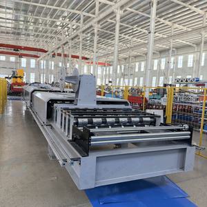 Machine automatique de formage de tuiles métalliques avec contrôle PLC pour tôles de toiture trapézoïdales et ondulées à double couche - Product Image 5