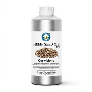 Aceite Portador de Semillas de Cáñamo Sativa a Granel de 5KG con Certificación ISO - Para Formulaciones de Sueros y Cremas Faciales - Venta al por Mayor por Fabricante - Product Image 1