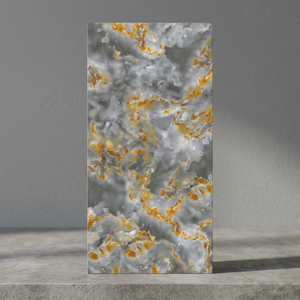 Marcos Black Marble Look Porcelain Tiles 600x1200mm Glossy Glaze for Wall Floor Interiors - Product Image 2