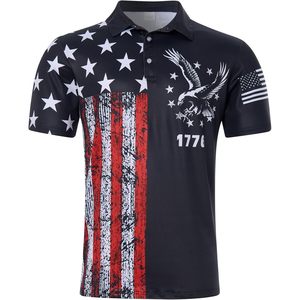 Polo de Golf Personalizado para Hombre, Manga Corta, Secado Rápido, Absorbe la Humedad, Ropa Deportiva para Tenis, Senderismo y Camping - Product Image 1