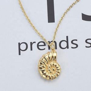 Collares Personalizados con Colgante de Concha Hawaiana Chapados en Oro de 18K, Joyería de Acero Inoxidable, Collar con Colgante de Caracol para Mujer - Product Image 5