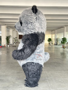 Costume de mascotte de <span class=keywords><strong>panda</strong></span> géant gonflable de 3m, vêtements de marche pour adultes, 2/2.6/3m, costumes gonflables de <span class=keywords><strong>panda</strong></span> Kunfu pour la <span class=keywords><strong>location</strong></span> d'événements - Product Image 2