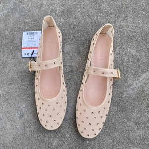 <span class=keywords><strong>Eleganti</strong></span> Scarpe Basse da <span class=keywords><strong>Donna</strong></span> con Tomaia in Rete, <span class=keywords><strong>Sandali</strong></span> Piatti, Scarpe Mary Jane con Strass - Product Image 4