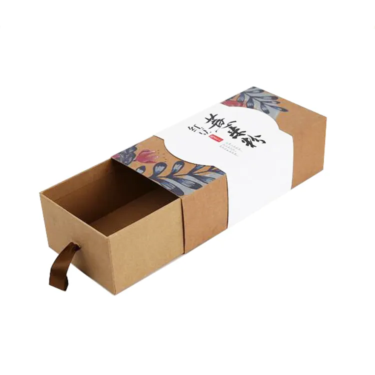 Cajonera plegable de papel kraft reciclado personalizada, cajas de cartón de muchas especificaciones