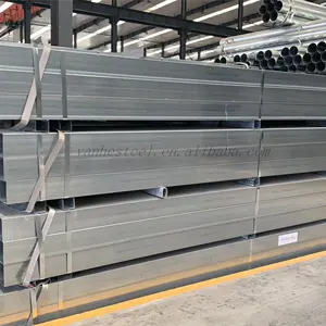 China fabrica parede fina 2x4 redondo quadrado retangular galvanizado aço tubos