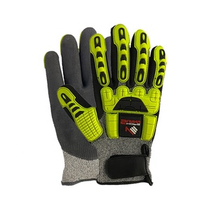 Guanti meccanici personalizzati con rivestimento in Nitrile Palmite con rivestimento antiurto di grado 5 - Product Image 3