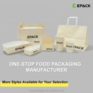 Set di Scatole Personalizzate per Hot Dog e Fast Food, Confezioni Usa e Getta a Forma di Cuscino per Patatine Fritte, Shawarma e Hamburger - Product Image 4
