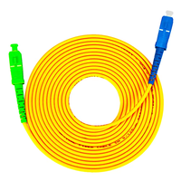 Câble de raccordement fibre optique monomode simplex SC APC vers SC UPC, personnalisable, 3,0 mm, 1m, 2m, 3m