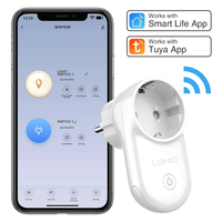 Prise intelligente WiFi LDNIO SEW1058 avec logo personnalisé, norme européenne, contrôle à distance par application, automatisation domestique