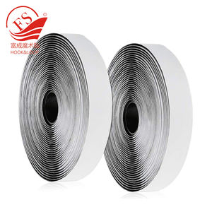 Sujetadores de cinta de gancho y bucle autoadhesivos de nailon reutilizables Tiras de sujeción adhesivas de espalda automática Tela para prendas y bolsos - Product Image 1