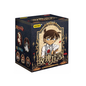Caja de 60 unidades al por mayor de la serie de insignias ovaladas de <span class=keywords><strong>Anime</strong></span> Kayou Detective Conan Rose Manor, caja sorpresa para juguetes, regalos, coleccionables, caja misteriosa - Product Image 1