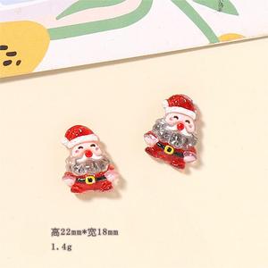 New Custom in Bulk Cartoon Cute Christmas Series Resin <b>Charms</b> <b>for</b> DIY Phone Case Cream Glue Accessories Handcrafted Materials - Product Image 3