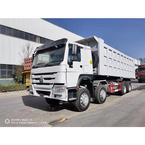 Camion benne lourd diesel SINOTRUK-HOWO 12 roues 8X4 RHD Euro 2, neuf, direction à gauche, caméra de recul - Product Image 4