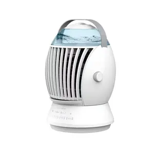 usb rechargeable water-cooled fan Household desktop humidification silent small air conditioning fan Mini air cooler