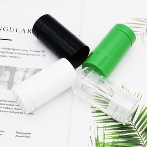 Envase de desodorante vacío de 15g/30g/50g/75g para bálsamo en barra de cosmética negra, tubo de colorete, con llenado inferior y serigrafía - Product Image 6