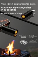 Nouvel adaptateur allume-cigare portable OTG extérieur amélioré Type-C mâle avec sécurité à trou de serrure, allumage par gonflage, fabriqué en Chine, Guatemala