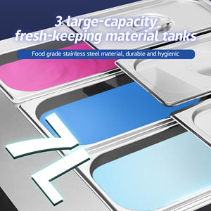 Máquina de helados y granizados de 55L/H, máquina de helado suave de pie con preenfriamiento, máquina de helado softy - Product Image 4