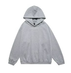 Haute Qualité 420gsm Coton Lourd Surdimensionné Hoodies No String Unisexe Logo Polaire Blanc Pull À Capuche - Product Image 3