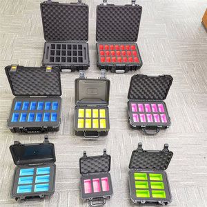 Custodia Rigida Personalizzata in Plastica ABS con Interno in Schiuma Protettiva Scanalata in EVA, Impermeabile, per 2-18 <span class=keywords><strong>Orologi</strong></span>, Ideale per Trasporto, Esposizione e Collezione - Product Image 2